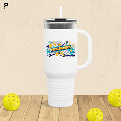 Picklegenes Graffiti Insulated Travel Mug